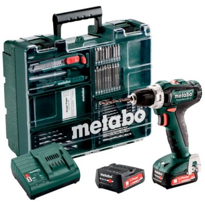 Акумуляторний дриль-шуруповерт Metabo PowerMaxx BS 12 SET (2х12 В, 2 А*год, 40 Н*м) (601036870) Акумуляторний дриль-шуруповерт Metabo PowerMaxx BS 12 SET (2х12 В, 2 А*год, 40 Н*м) (601036870)