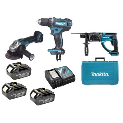 Набір Акамуляторних Інструментів Makita (DLXMUA504A) 