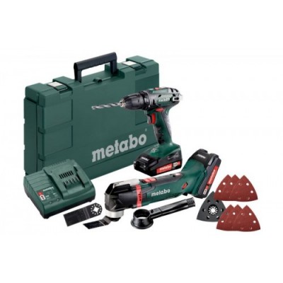 Комплект Metabo Combo Set 2.6.1 BS 18 + MT 18 LTX + кейс (685081000) Комплект Metabo Combo Set 2.6.1 BS 18 + MT 18 LTX + кейс (685081000)