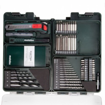 Аккумуляторная дрель-шуруповерт Metabo PowerMaxx SB Basic Set + Набор принадлежностей (600385870)