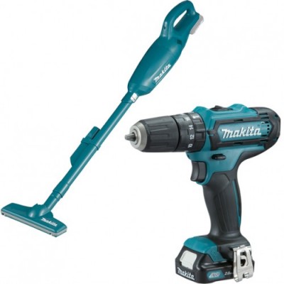 Аккумуляторный шуруповерт Makita DF 331 DWYE + пылесос CL 106 FDZ (DF331DWYECL106FDZ) Аккумуляторный шуруповерт Makita DF 331 DWYE + пылесос CL 106 FDZ (DF331DWYECL106FDZ)