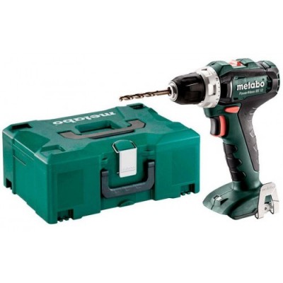 Аккумуляторный шуруповерт Metabo PowerMaxx BS 12 (без АКБ и ЗУ) + кейс MetaLoc (601036840) Аккумуляторный шуруповерт Metabo PowerMaxx BS 12 (без АКБ и ЗУ) + кейс MetaLoc (601036840)