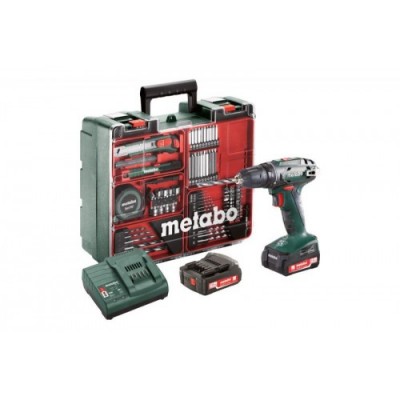 Аккумуляторный шуруповерт Metabo BS 14,4 Mobile Workshop + кейс (602206880)