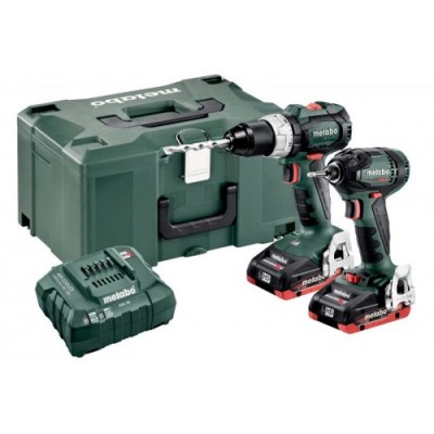 Набор аккумуляторного инструмента из 2 предметов Metabo Combo Set 2.1.12 18 V BL LiHD + кейс MetaLoc (685124000) Набор аккумуляторного инструмента из 2 предметов Metabo Combo Set 2.1.12 18 V BL LiHD + кейс MetaLoc (685124000)
