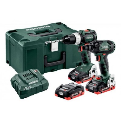 Набор аккумуляторного инструмента из 2 предметов Metabo Combo Set 2.1.16 18 V BL 3xLiHD + кейс MetaLoc (685128960) Набор аккумуляторного инструмента из 2 предметов Metabo Combo Set 2.1.16 18 V BL 3xLiHD + кейс MetaLoc (685128960)