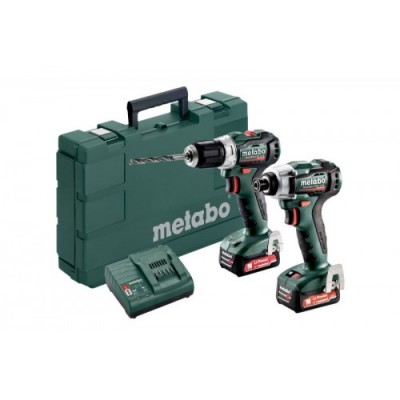 Набор аккумуляторного инструмента из 2 предметов Metabo Combo Set 2.7.3 12 V BL + кейс (685168000) Набор аккумуляторного инструмента из 2 предметов Metabo Combo Set 2.7.3 12 V BL + кейс (685168000)