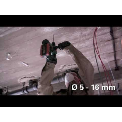 Акумуляторний перфоратор Metabo BH 18 LTX BL 16 (18 В, 1.3 Дж) (600324850)