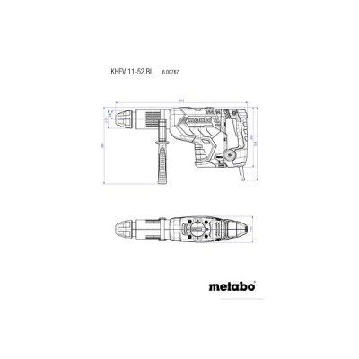 Перфоратор Metabo KHEV 11-52 BL (600767500)