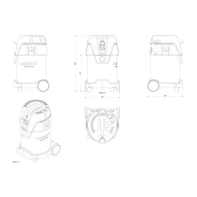 Пилосос Metabo ASA 30 L PC INOX (602015000)