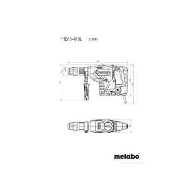 Перфоратор Metabo KHEV 5-40 BL (1.15 кВт, 8.7 Дж) (600765500) Перфоратор Metabo KHEV 5-40 BL (1.15 кВт, 8.7 Дж) (600765500)