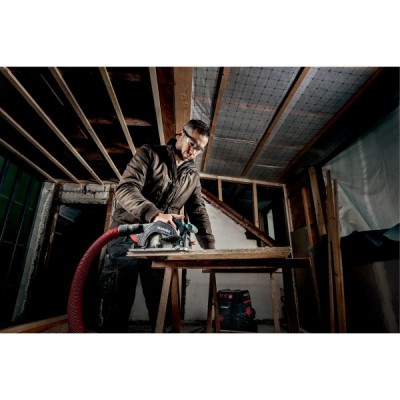Акумуляторна ручна циркулярна пила Metabo KS 18 LTX 57 + кейс (18 В, 165 мм, без АКБ) (601857840)
