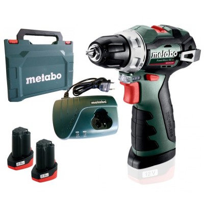 Акумуляторний дриль-шуруповерт Metabo BS BL (12 В, 2х2 А*год, 38 Н*м) (601721500) Акумуляторний дриль-шуруповерт Metabo BS BL (12 В, 2х2 А*год, 38 Н*м) (601721500)