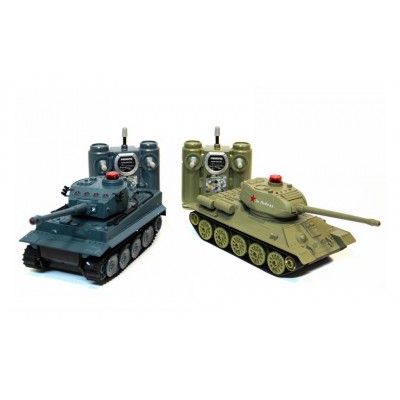 Танковий бій р/к 1:32 HuanQi 555 Tiger vs Т-34