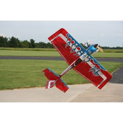 Самолёт радиоуправляемый Precision Aerobatics Addiction XL 1500мм KIT (красный)