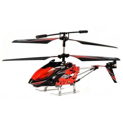 Вертоліт на пульті 3-к р/к мікро WL Toys S929 з автопілотом (червоний)