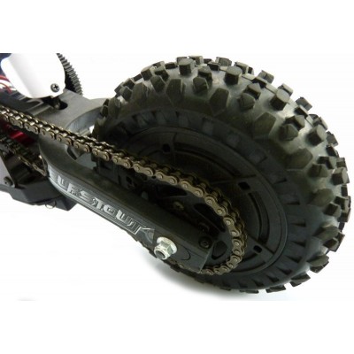 Радіокерована модель Мотоцикл 1:4 Himoto Burstout MX400 Brushed (червоний)