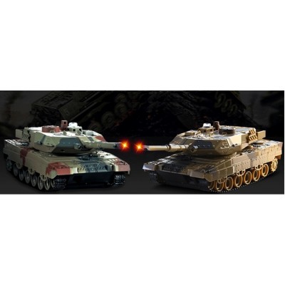 Танк р/к 1:36 HuanQi H500 Bluetooth з і/ч гарматою для танкового бою