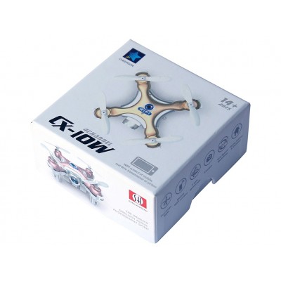 Квадрокоптер с камерой Wi-Fi Cheerson CX-10W нано (серый)
