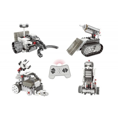 Конструктор STEM з пультом HIQ R732 4-в-1 253 деталі (місяцеходи)