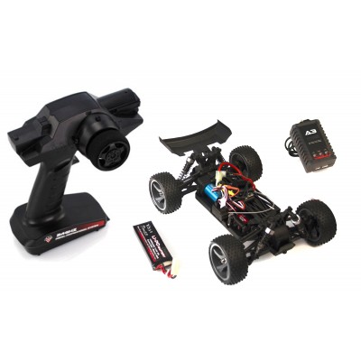 Радіокерована модель Баггі 1:18 Himoto Spino E18XBL Brushless (чорний)