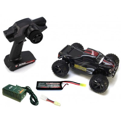 Радіокерована модель Монстр 1:18 Himoto Mastadon E18MTL Brushless (чорний)