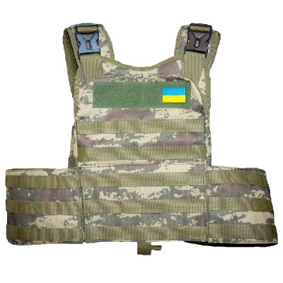 Плитоноска тактична оксфорд Kirasa піксель (KI1042)