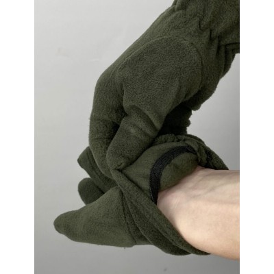 Рукавички Fleece POLAR-240 олива (LE2605)
