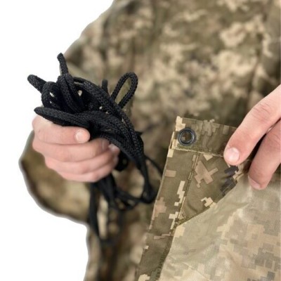 Тактичний пончо ЗСУ (плащ-намет) піксель (XL) (LE2894)