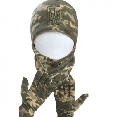 Шапка флісова герб Ranger піксель 58-61 (RA89551)