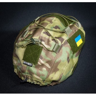 Кавер Kirasa на шолом с козирком Ballistic Helmet KC-HM001 мультикам (KI605)