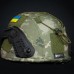 Кавер Kirasa на вухатий шолом чорний (Арт.KI599)