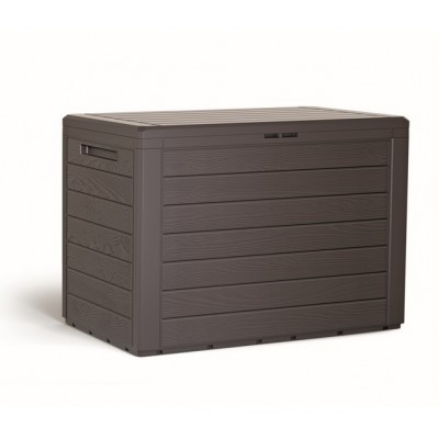 Ящик для зовнішнього зберігання PROSPERPLAST WOODEBOX 190 л, коричневий