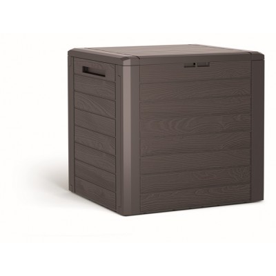 Ящик для зовнішнього зберігання PROSPERPLAST WOODEBOX 140 л, коричневий
