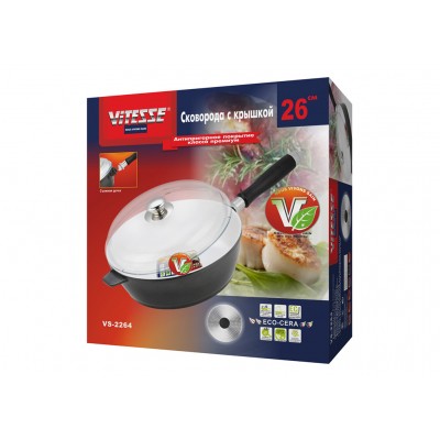 Сотейник із кришкою Le Prestige 26см VS-2264