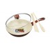 Сковорода алюминиевая WOK с крышкой (26см, 3л) Vitesse