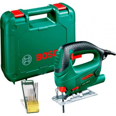 Лобзик Bosch PST 700 E + набор пилочек + чемодан (06033A002D)