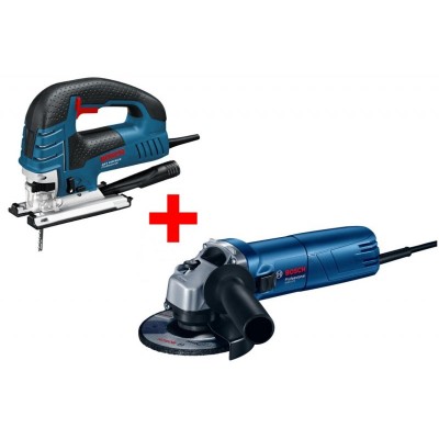 Лобзик электрический Bosch GST 150 BСE Professional + Угловая шлифмашина(болгарка) Bosch GWS 670 (0601513000A)