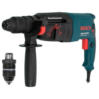 Перфоратор Bosch GBH 2-26 DFR + сменный патрон + чемодан + набор 11 буров (0615990L2T) Перфоратор Bosch GBH 2-26 DFR + сменный патрон + чемодан + набор 11 буров (0615990L2T)