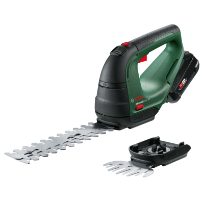Акумуляторні кущорізи-ножиці для трави Bosch AdvancedShear 18V-10 (0600857000) Аку 2Ач та ЗП