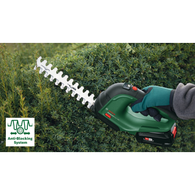 Акумуляторні кущорізи-ножиці для трави Bosch AdvancedShear 18V-10 (0600857000) Аку 2Ач та ЗП