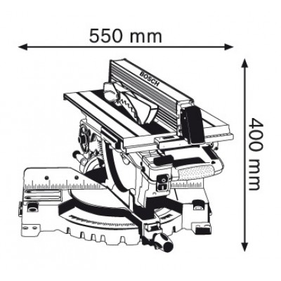 Пила комбінована Bosch GTM 12 JL (0601B15001)