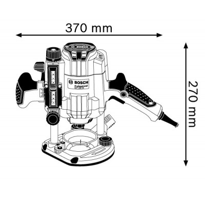 Вертикально-фрезерная машина Bosch GOF 1250 СЕ (0601626000)