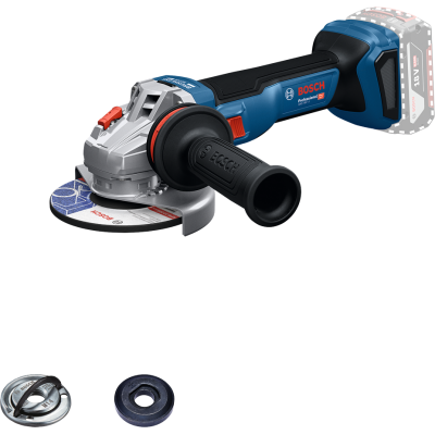 Акумуляторна безщіткова кутова шліфувальна машина Bosch GWS 18V-11 (06019N4100) (Solo - без аку та ЗП)