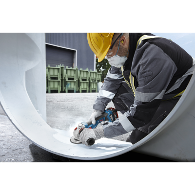 Акумуляторна безщіткова кутова шліфувальна машина Bosch GWS 18V-11 (06019N4100) (Solo - без аку та ЗП)