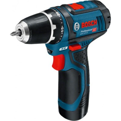Набор аккумуляторный шуруповерт Bosch GSR 12V-15 + фонарь GLI 12V-80 + L-BOXX 102 (0615990FZ9)