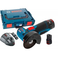 Аккумуляторная болгарка Bosch GWS 12-76 V-EC Professional з/у AL 1130 CV 2 акб GBA 12V 2 Ah (06019F2002)