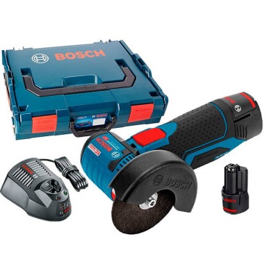 Аккумуляторная болгарка Bosch GWS 12-76 V-EC Professional з/у AL 1130 CV 2 акб GBA 12V 2 Ah (06019F2002)