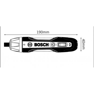 Аккумуляторный шуруповерт Bosch GO Professional (06019H2100)