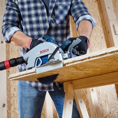 Акумуляторна циркулярна пилка Bosch GKS 18V-68 GC Professional у L-Boxx 238 з пиляльним диском Expert for Wood 190 мм (06016B5100)