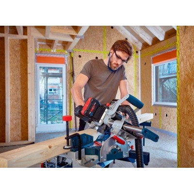 Аккумуляторная торцовочная пила Bosch GCM 18V-216 (0601B41001)